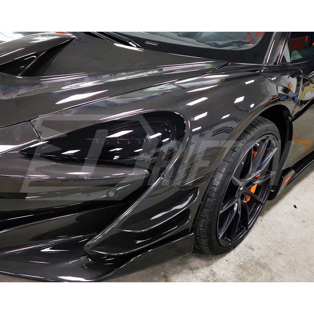 MSO Style Dry Carbon Fiber Front Fenders For Mclaren 600LT 2018-2020