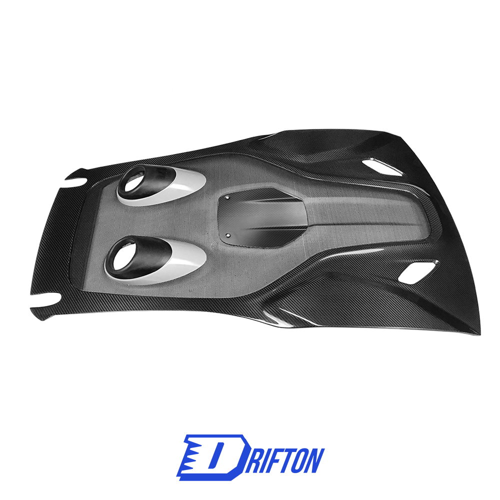 OEM 600LT Style Dry Carbon Fiber Rear Engine Hood Lid Cover For Mclaren 600LT 2018-2020