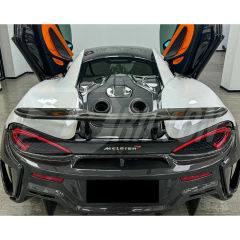OEM 600LT Style Dry Carbon Fiber Rear Engine Hood Lid Cover For Mclaren 600LT 2018-2020