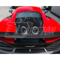 OEM 600LT Style Dry Carbon Fiber Rear Engine Hood Lid Cover For Mclaren 600LT 2018-2020