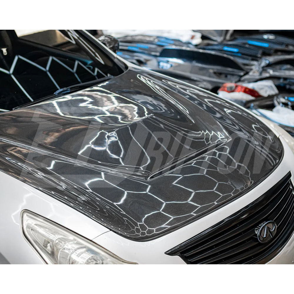 GTS Style Carbon Fiber Engine Bonnet Hood For INFINITI G37 Sedan 2008-2015