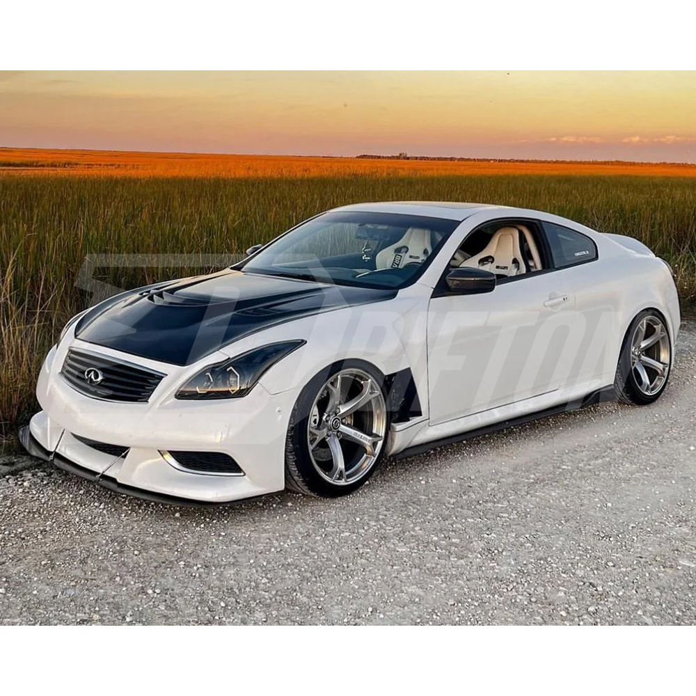 VA Style Carbon Fiber Engine Bonnet Hood For INFINITI G37 Coupe 2008-2015
