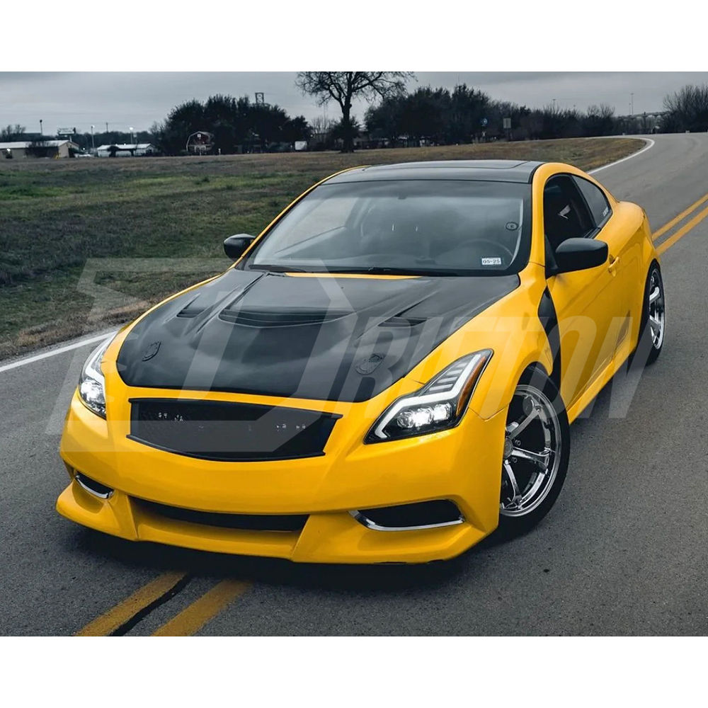 VA Style Carbon Fiber Engine Bonnet Hood For INFINITI G37 Coupe 2008-2015