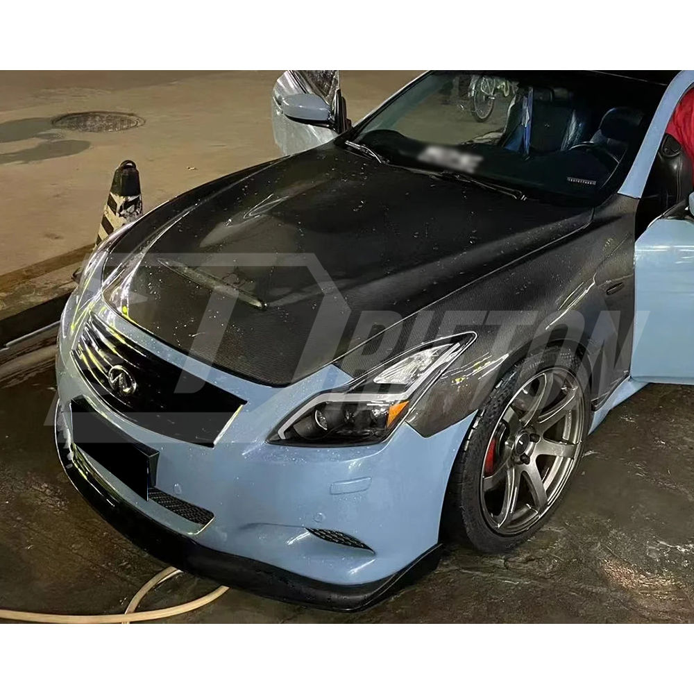 Vent Style Carbon Fiber Fender For INFINITI G37 Coupe 2008-2015
