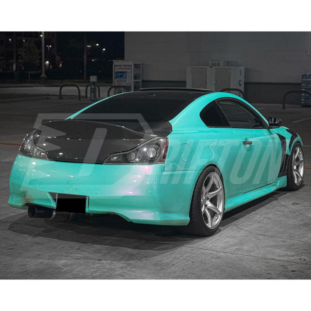 Duck Tail Style Carbon Fiber Rear Trunk Boot Lid For INFINITI G37 Coupe 2008-2015