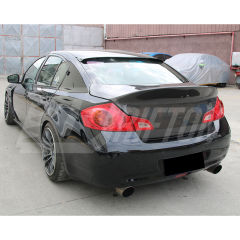 Duck Tail Style Carbon Fiber Rear Trunk Boot Lid For INFINITI G37 Sedan 2008-2015