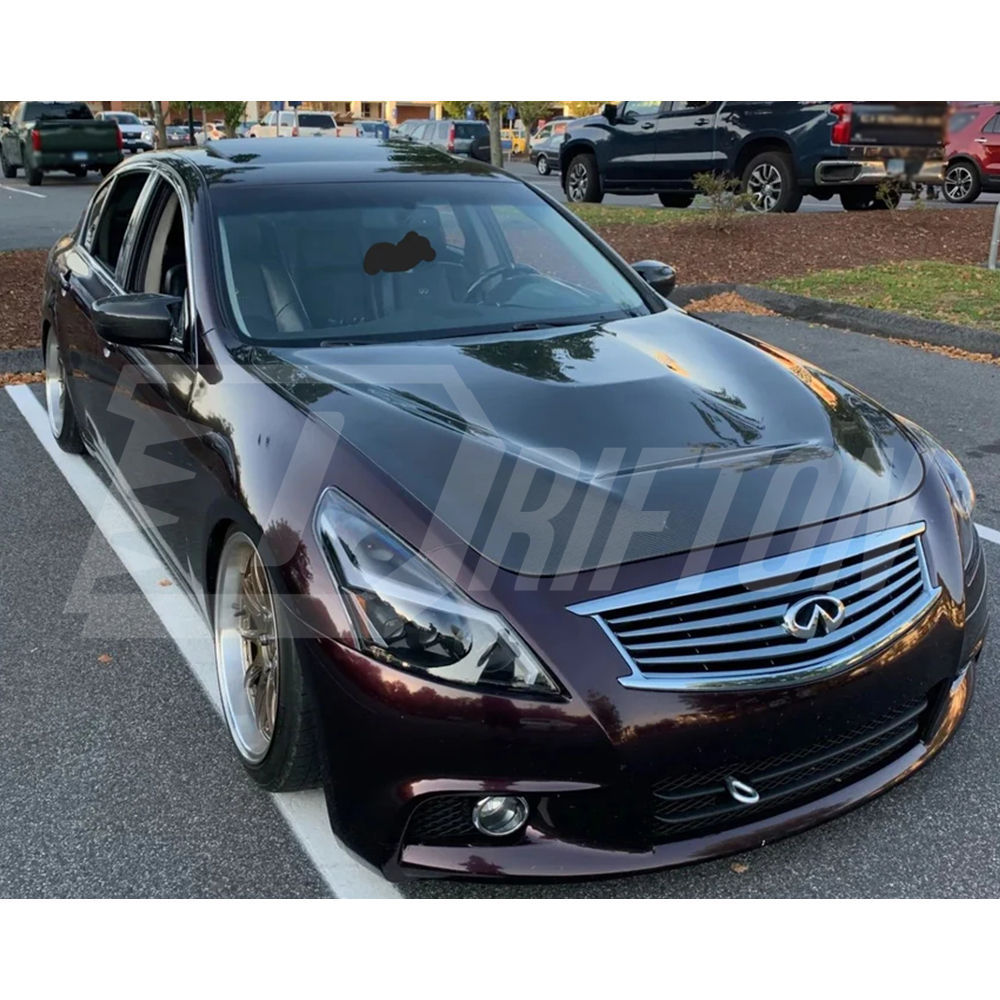 GTS Style Carbon Fiber Engine Bonnet Hood For INFINITI G37 Coupe 2008-2015