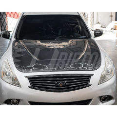 GTS Style Carbon Fiber Engine Bonnet Hood For INFINITI G37 Sedan 2008-2015