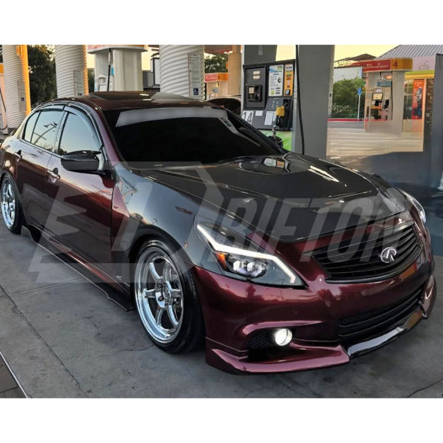 GTS Style Carbon Fiber Engine Bonnet Hood For INFINITI G37 Sedan 2008-2015