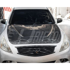 GTS Style Dry Carbon Fiber Engine Bonnet Hood For INFINITI G37 Coupe 2008-2015