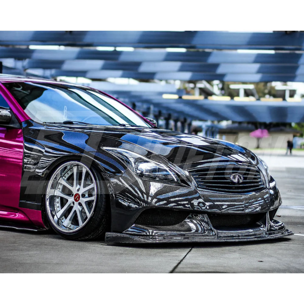IPL Style Carbon Fiber Front Bumper For INFINITI G37 Coupe 2008-2015