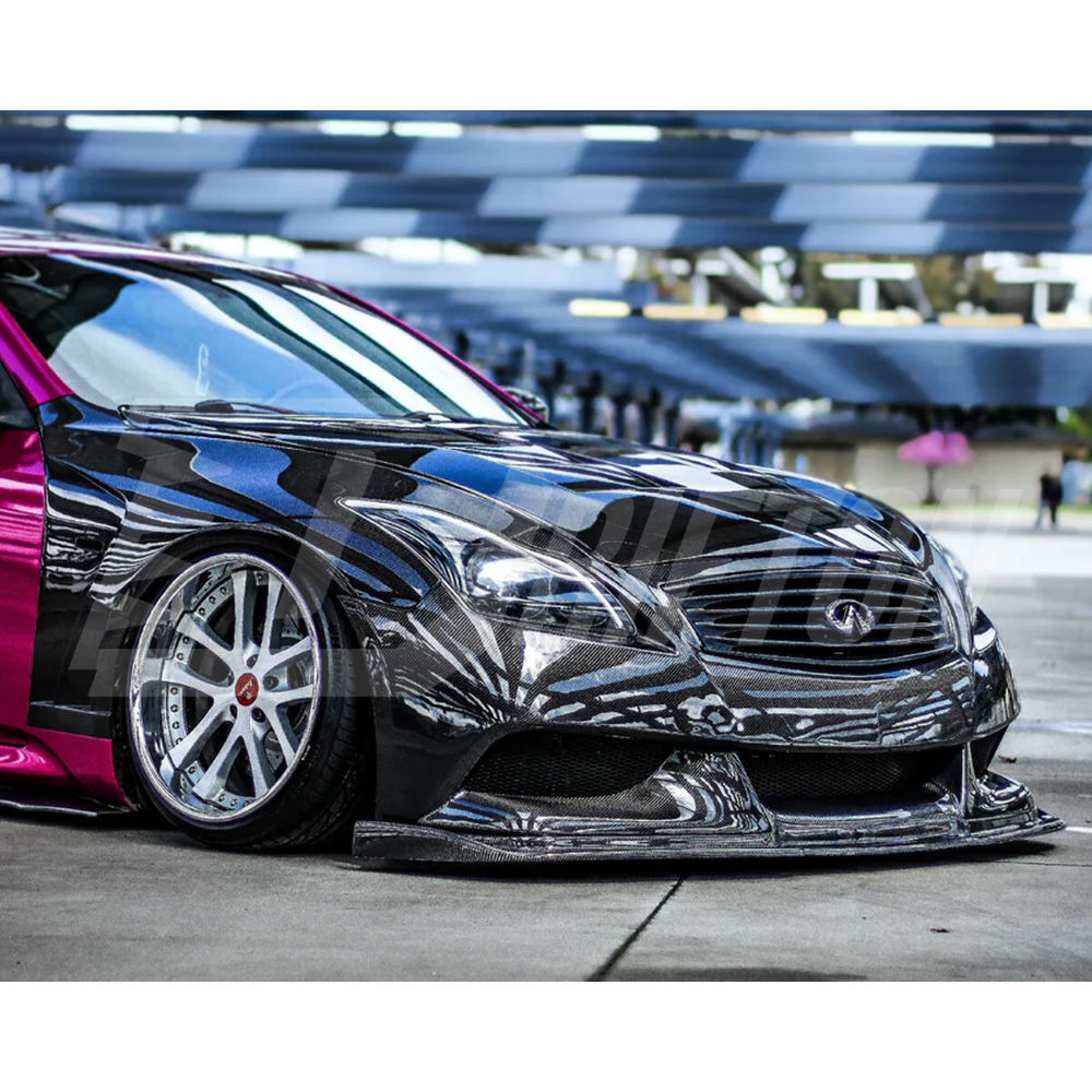 IPL Style Dry Carbon Fiber Front Bumper For INFINITI G37 Coupe 2008-2015