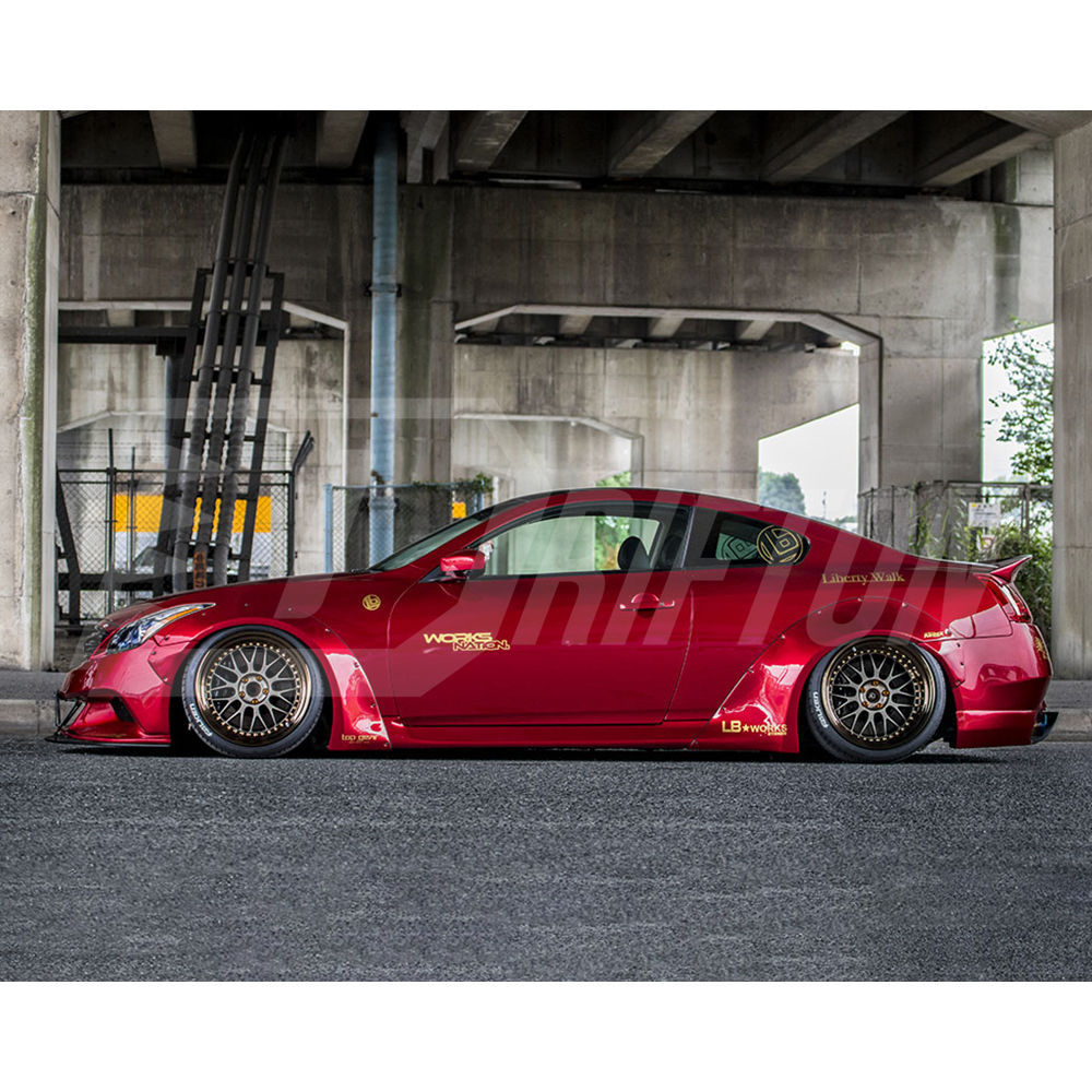 LB Style Glass Fiber Wide Body Kit For INFINITI G37 Coupe 2008-2015