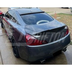 Spoiler Style Carbon Fiber Rear Trunk Boot Lid For INFINITI G37 Sedan 2008-2015