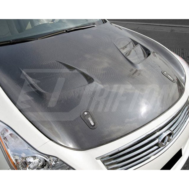 Top Secret Style Carbon Fiber Engine Bonnet Hood For INFINITI G37 Coupe 2008-2015