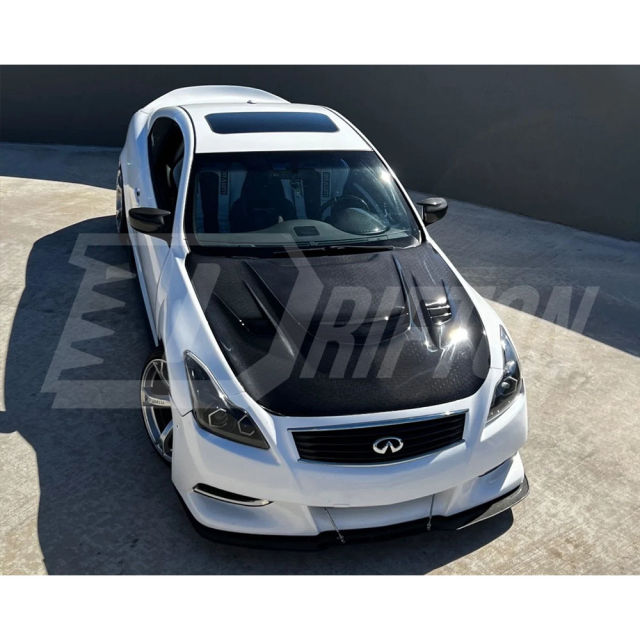 VA Style Carbon Fiber Engine Bonnet Hood For INFINITI G37 Coupe 2008-2015