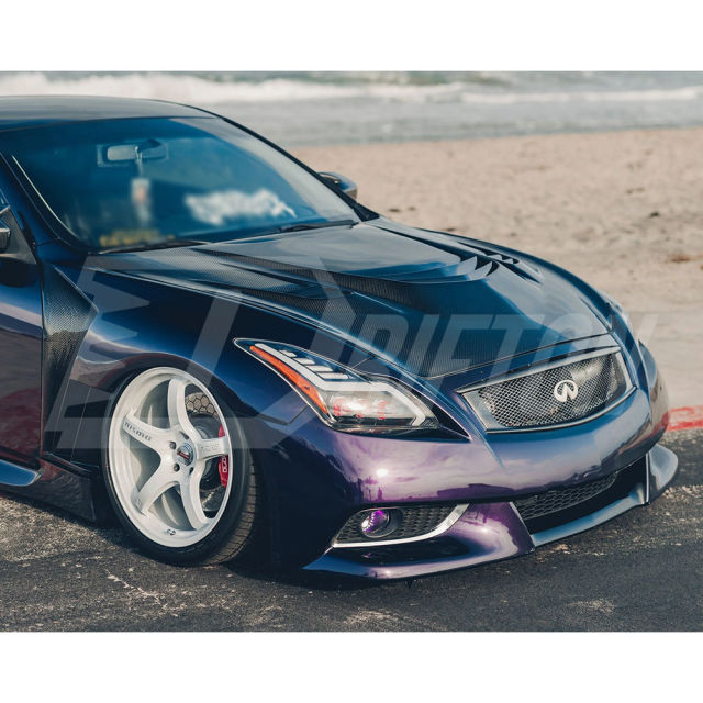 VA Style Carbon Fiber Engine Bonnet Hood For INFINITI G37 Coupe 2008-2015
