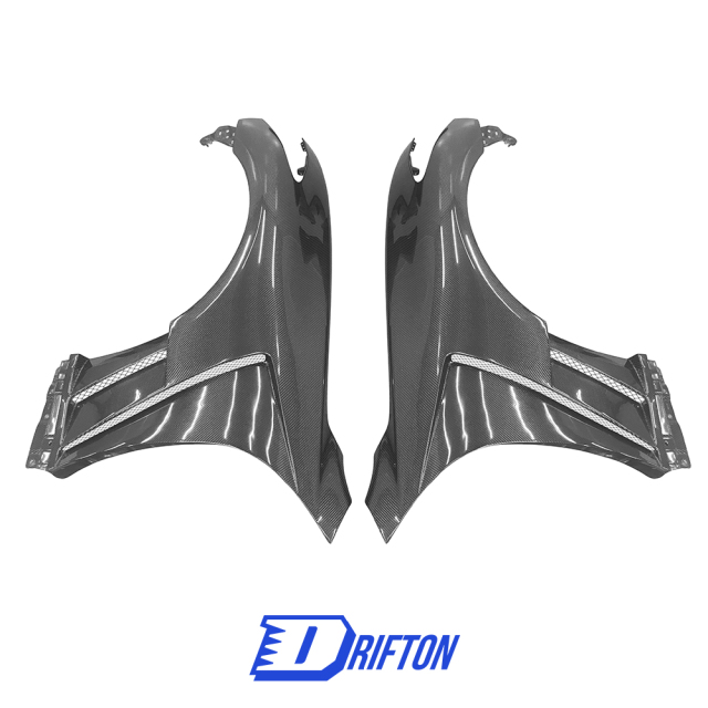 Vent Style Carbon Fiber Fender For INFINITI G37 Coupe 2008-2015