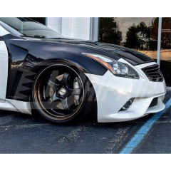 Vent Style Dry Carbon Fiber Fender For INFINITI G37 Coupe 2008-2015
