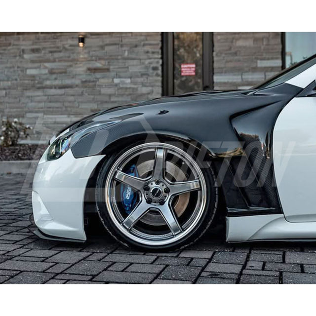 Vent Style Dry Carbon Fiber Fender For INFINITI G37 Coupe 2008-2015