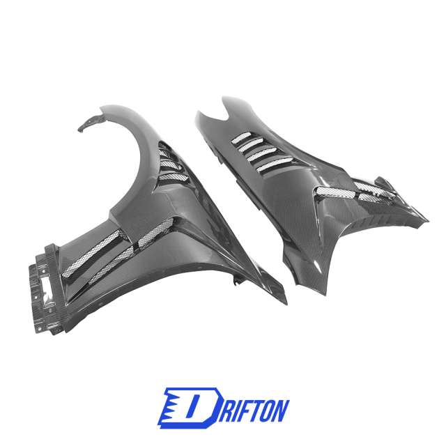 Vent V2 Style Carbon Fiber Fender For INFINITI G37 Coupe 2008-2015