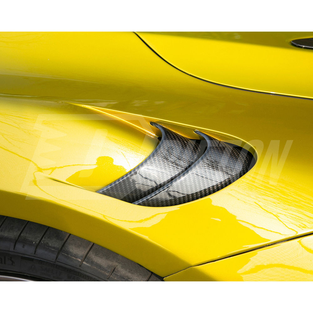 765LT Style Dry Carbon Fiber With Portion Primer Fenders For Mclaren 720S 2017-2023
