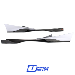 765LT Style Dry Carbon Fiber With Portion Primer Side Skirt For Mclaren 720S 2017-2023