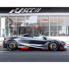 765LT Style Dry Carbon Fiber With Portion Primer Side Skirt For Mclaren 720S 2017-2023