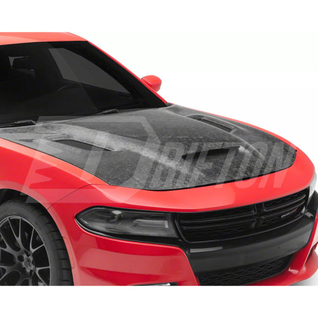 RedEye Style Carbon Fiber Hood For Dodge Charger 2015-2023