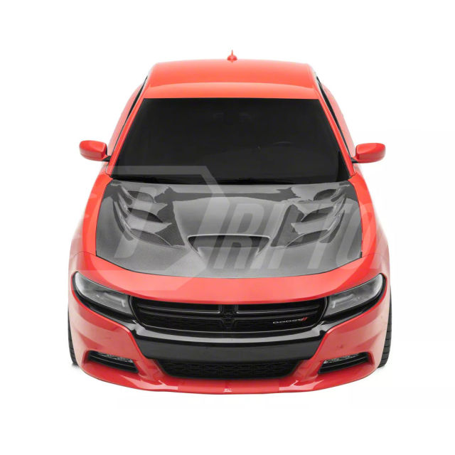 V3R Style Carbon Fiber Hood For Dodge Charger 2015-2023