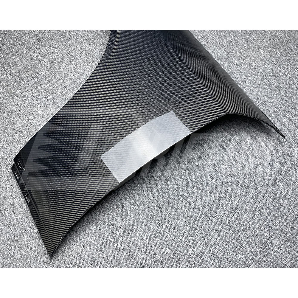 Hellcat Style Carbon Fiber Front Fenders For Dodge Challenger 2015-2023