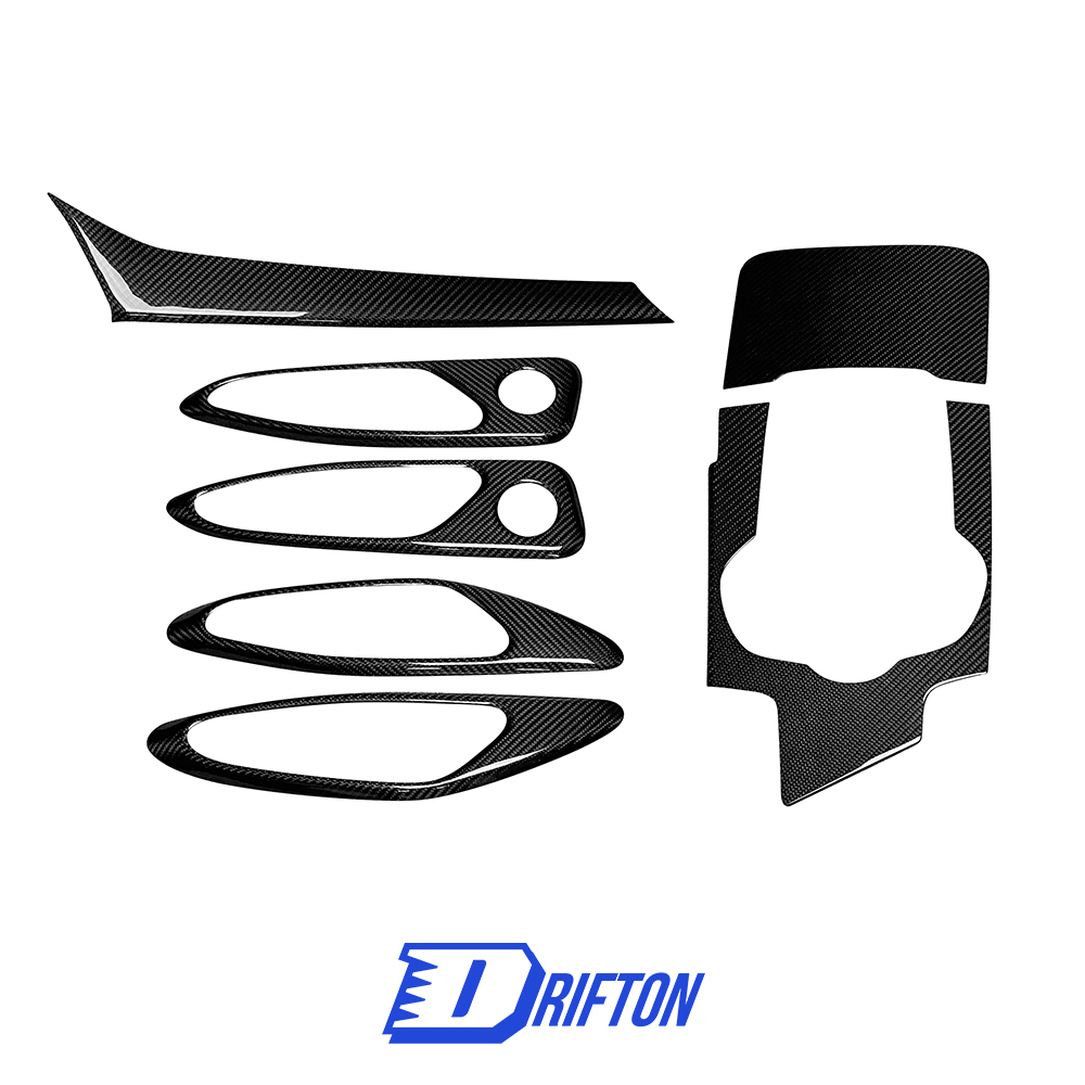 Dry Carbon Fiber Interiors Kits For Alfa Romeo Giulia 2016-2023
