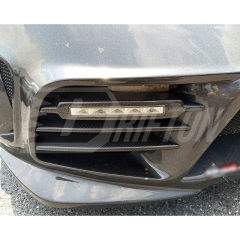 Weber Sport Zenith Line Style Partial Carbon Fiber Front Bumper For Nissan 370Z Z34 2008-2019