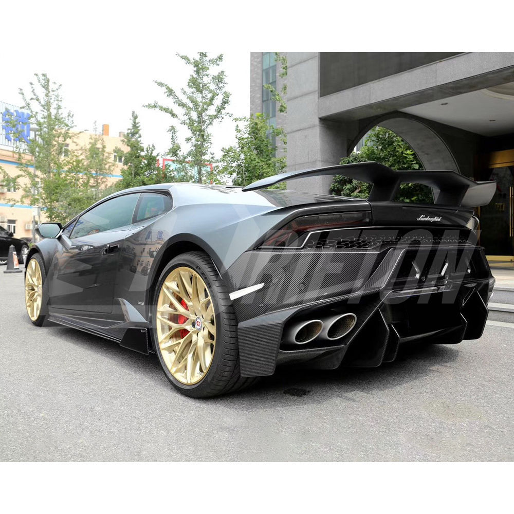 Vorsteiner Style Dry Carbon Fiber Rear Bumper For Lamborghini Huracan LP580 & LP610 2014-2019