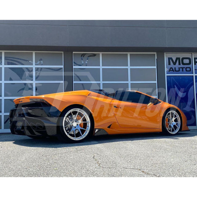 Vorsteiner Style Dry Carbon Fiber Rear Bumper For Lamborghini Huracan LP580 & LP610 2014-2019