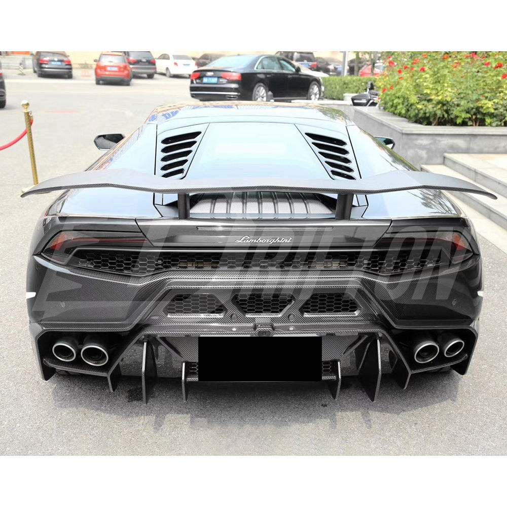 Vorsteiner Style Dry Carbon Fiber Rear Bumper For Lamborghini Huracan LP580 & LP610 2014-2019