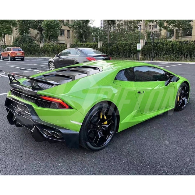 Vorsteiner Style Dry Carbon Fiber With Portion Primer Rear Bumper For Lamborghini Huracan LP580 & LP610 2014-2019