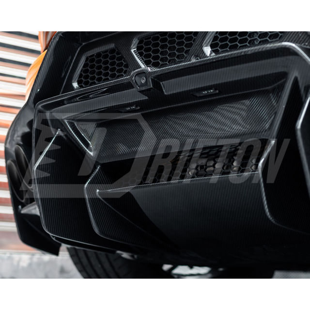 Vorsteiner Style Dry Carbon Fiber With Portion Primer Rear Bumper For Lamborghini Huracan LP580 & LP610 2014-2019