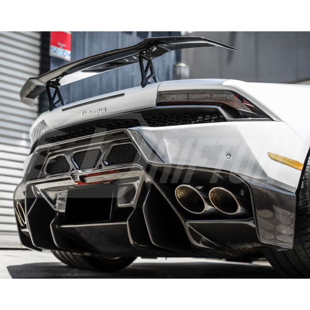 Vorsteiner Style Dry Carbon Fiber With Portion Primer Rear Bumper For Lamborghini Huracan LP580 & LP610 2014-2019