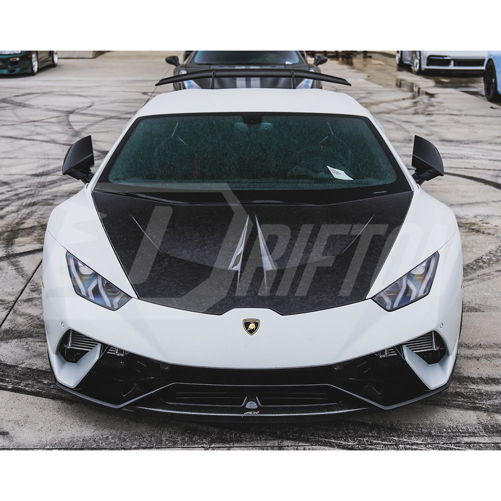 1016 Style Forged Dry Carbon Fiber Hood For Lamborghini Huracan LP610 & LP580 & EVO & Tecnica 2014-2025