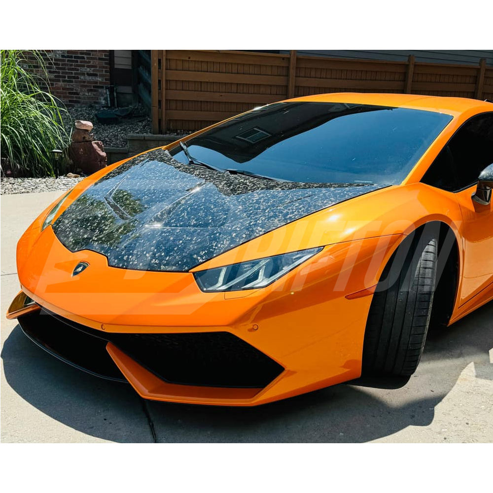 1016 Style Forged Dry Carbon Fiber Hood For Lamborghini Huracan LP610 & LP580 & EVO & Tecnica 2014-2025