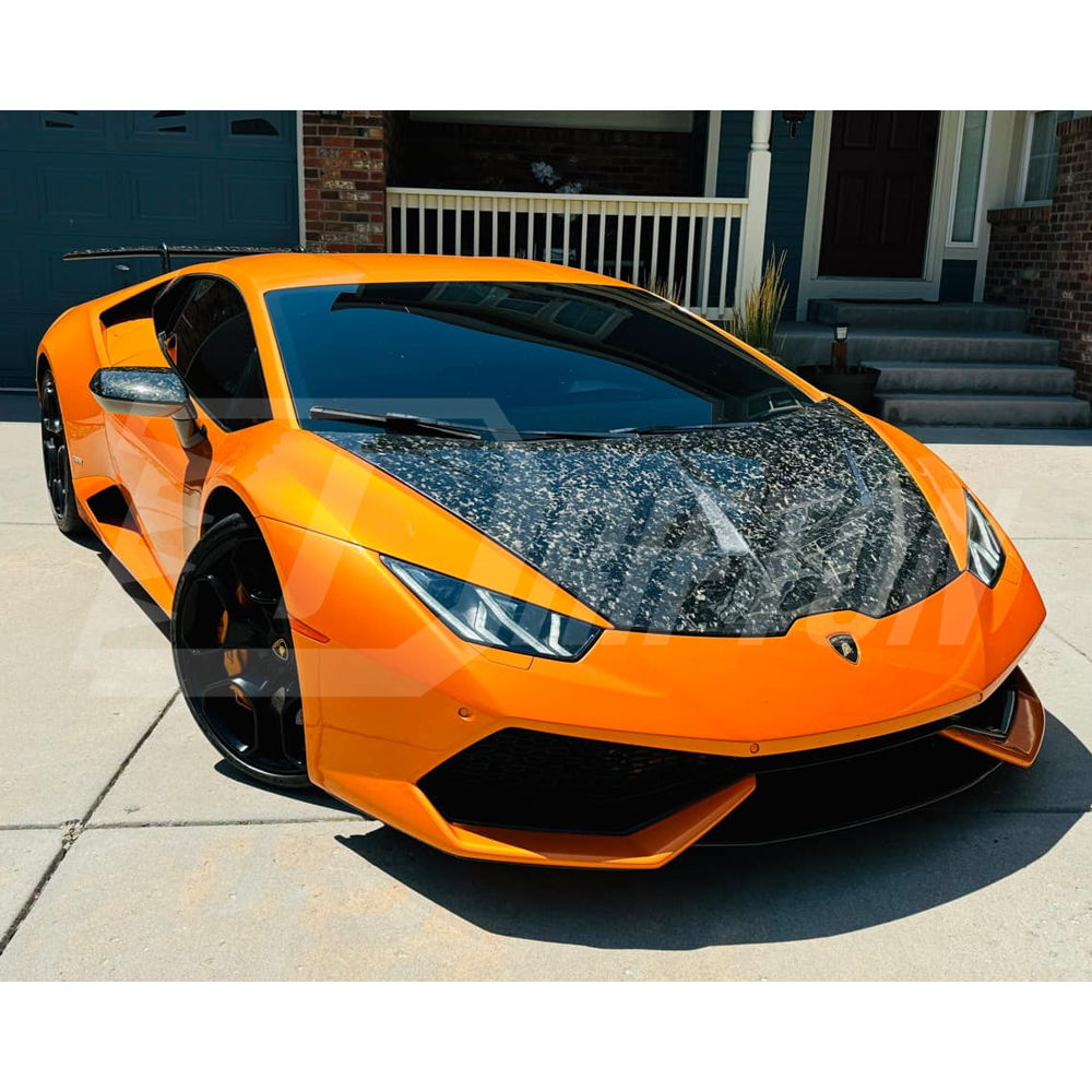 1016 Style Forged Dry Carbon Fiber Hood For Lamborghini Huracan LP610 & LP580 & EVO & Tecnica 2014-2025