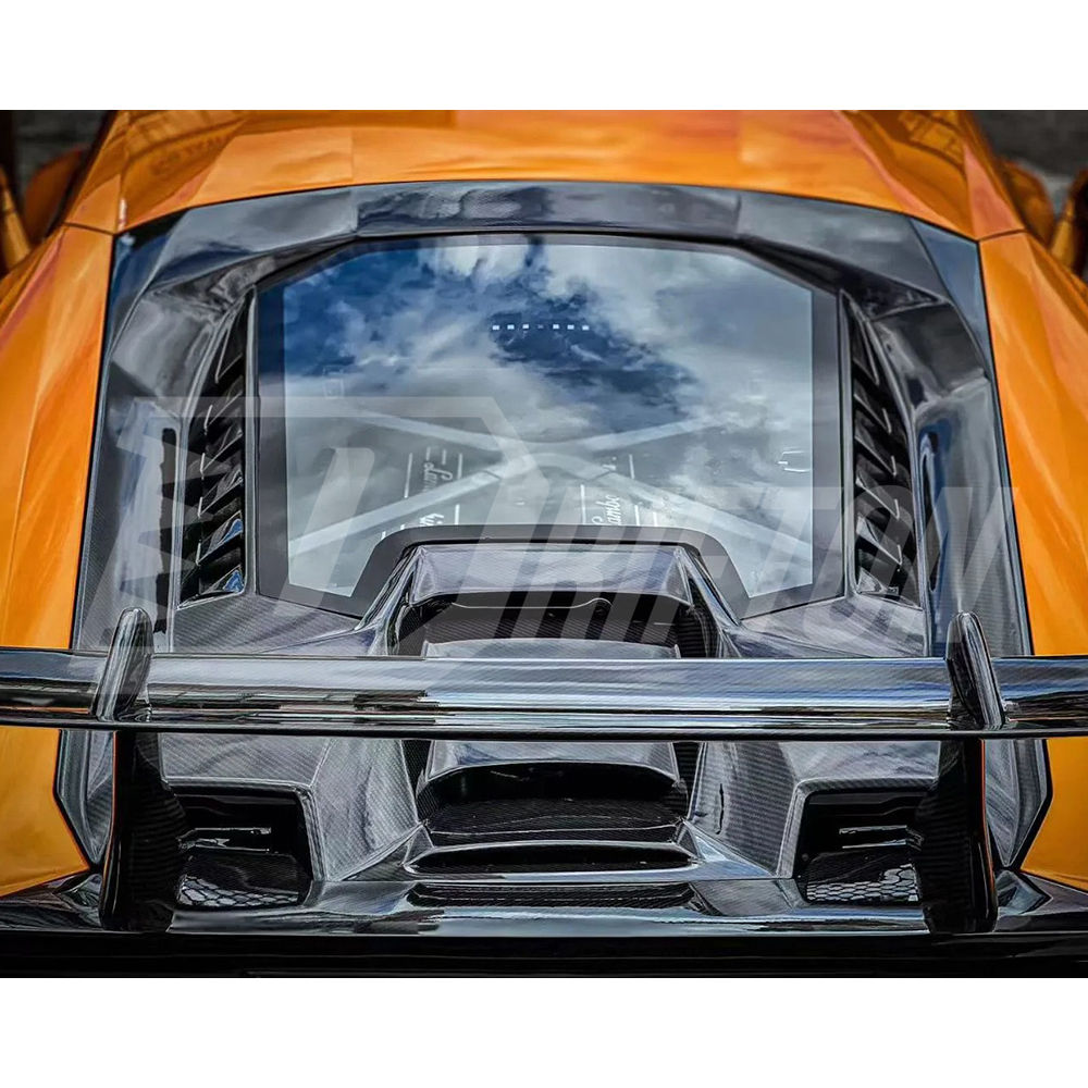 Performance Style Forged Dry Carbon Fiber Rear Engine Cover For Lamborghini Huracan LP610 & LP580 & EVO & Tecnica 2014-2025