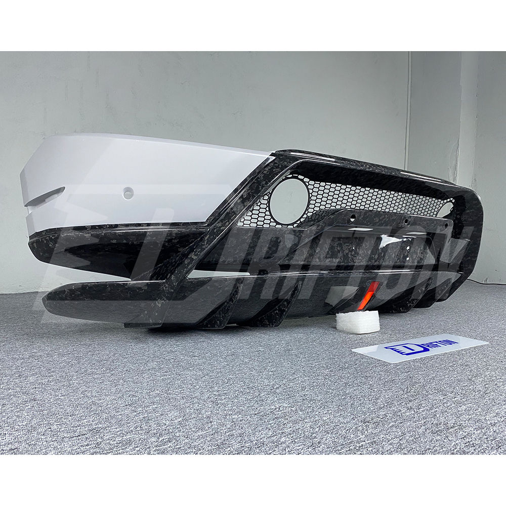 Performante Style Forged Dry Carbon Fiber With Portion Primer Rear Bumper For Lamborghini Huracan LP610 & LP580 2014-2019