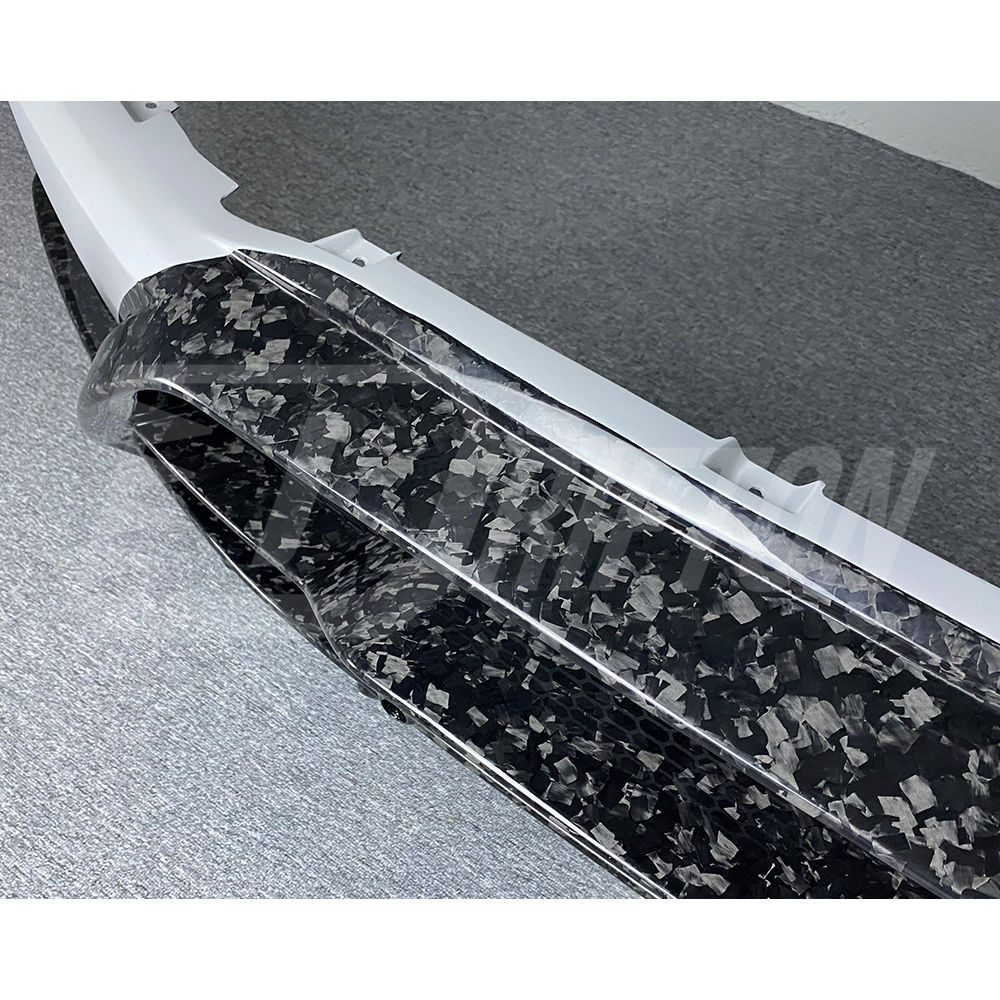 Performante Style Forged Dry Carbon Fiber With Portion Primer Rear Bumper For Lamborghini Huracan LP610 & LP580 2014-2019