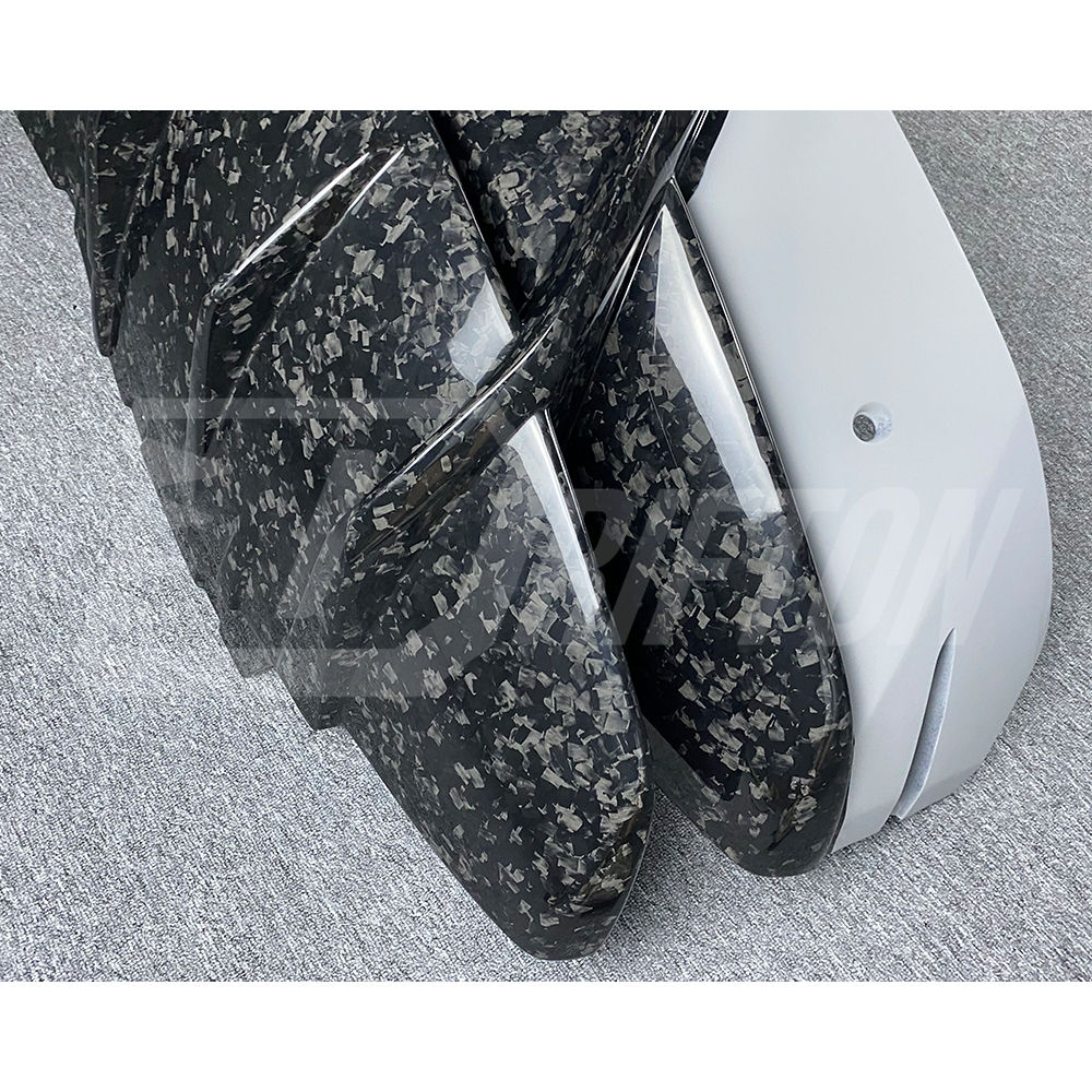 Performante Style Forged Dry Carbon Fiber With Portion Primer Rear Bumper For Lamborghini Huracan LP610 & LP580 2014-2019