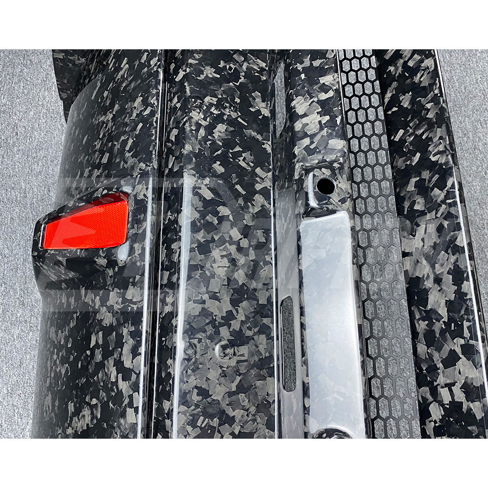 Performante Style Forged Dry Carbon Fiber With Portion Primer Rear Bumper For Lamborghini Huracan LP610 & LP580 2014-2019