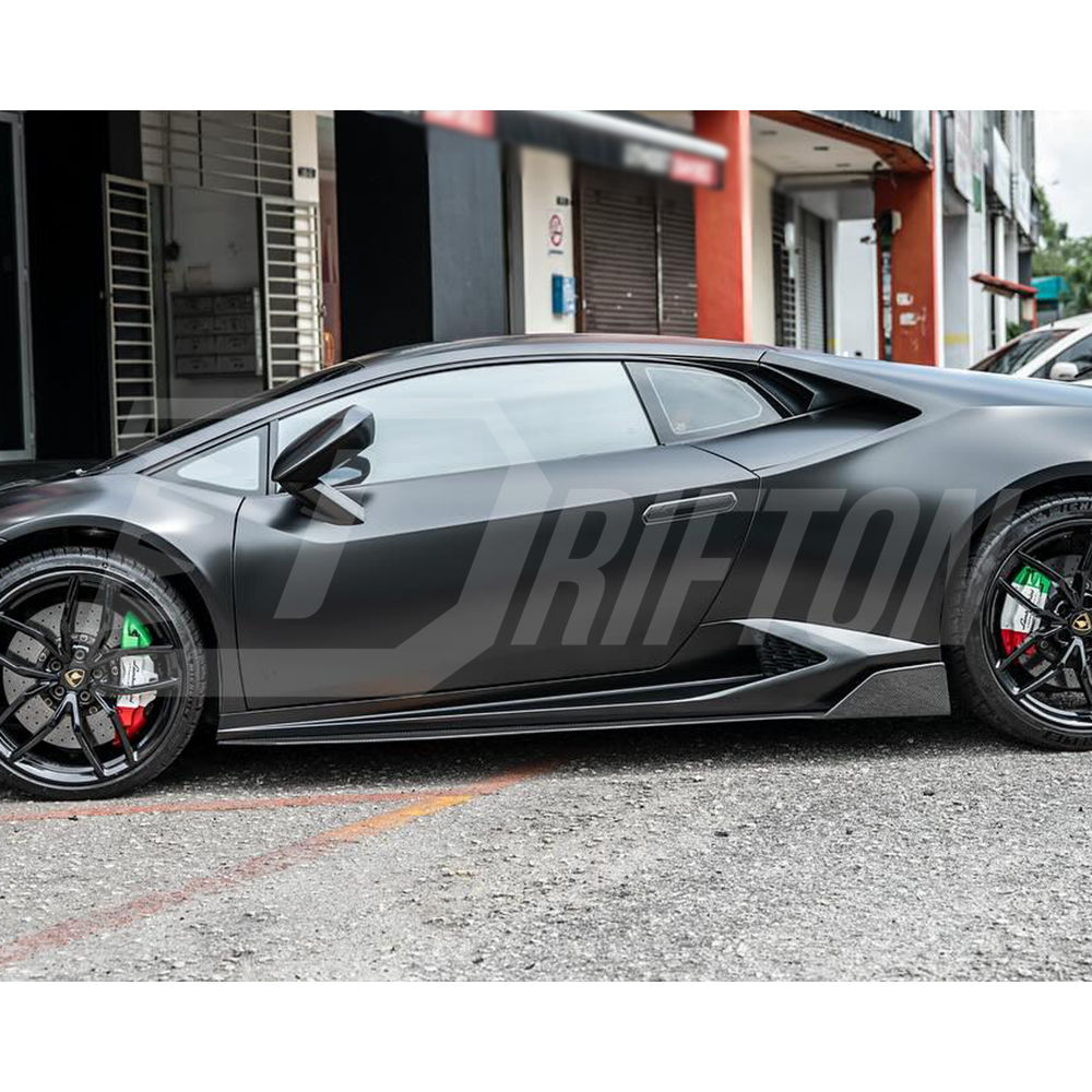 Vorsteiner Style Dry Carbon Fiber Side Skirt For Lamborghini Huracan LP610 & LP580 2014-2019