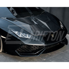 1016 Style Dry Carbon Fiber Hood For Lamborghini Huracan LP610 & LP580 & EVO & Tecnica 2014-2025