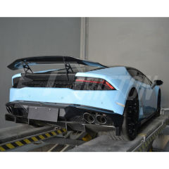 Dry Carbon Fiber Rear Wing Base Lid For Lamborghini Huracan LP610 & LP580 & EVO & Tecnica 2014-2025